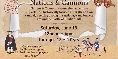American Revolution Themed D&D