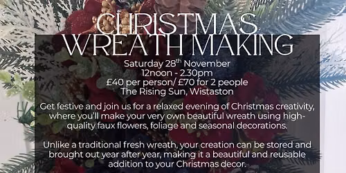 Christmas Wreath Making