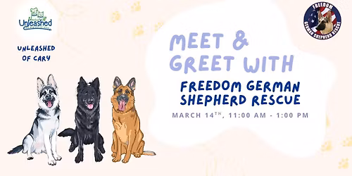 Meet and Greet with Freedom German Shepherd Rescue