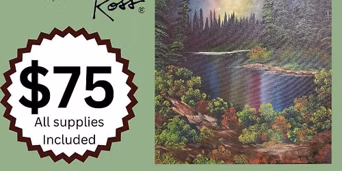 Paint like Bob Ross - Galaxy Grandeur - great beginners class!!