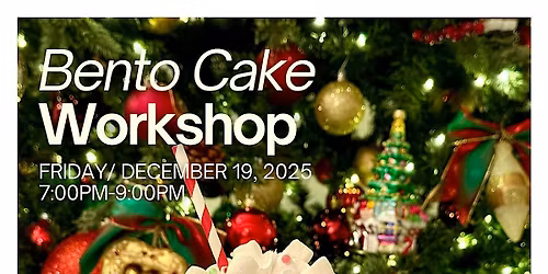 Christmas Bento Cake Decorating Workshop