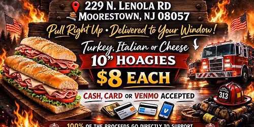 Lenola Fire Company Station 313 HOAGIE SALE