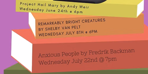 PLC Summer Read it or Watch it Book Club - Anxious People by Fredrik Backman