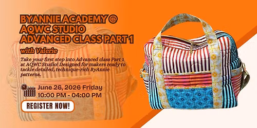 Valerie - ByAnnie Academy @ AQWC Studio - Advanced Class Part 1