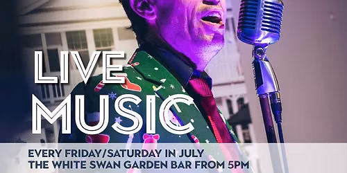 STEVE CARLIN LIVE @ THE WHITE SWAN GARDEN BAR
