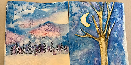 Art at the Refuge: Watercolor Salt Painting
