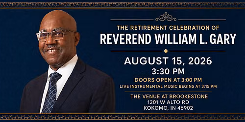 Retirement Celebration of Pastor William Gary with Comedy Show