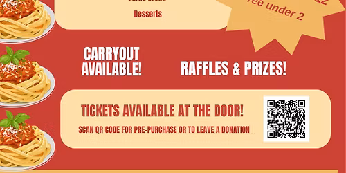 Spaghetti Dinner Fundraiser 