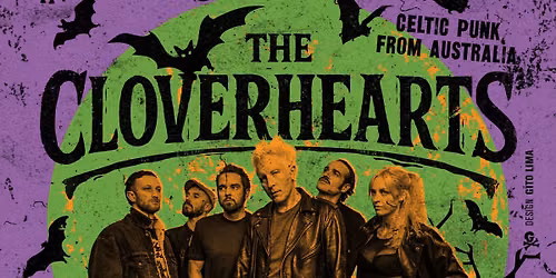 Celtic Halloween Night with The Cloverhearts. Support: Stinky Pinky's