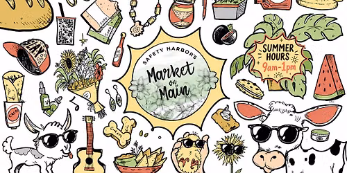 Safety Harbor\u2019s Market on Main \ud83d\ude0e Summer Hours!