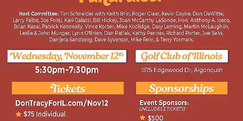 Suburban Kickoff Fundraiser