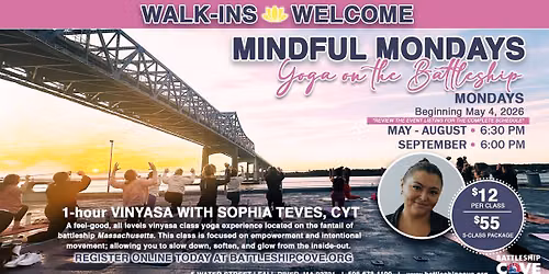 Mindful Mondays: Yoga on the Battleship