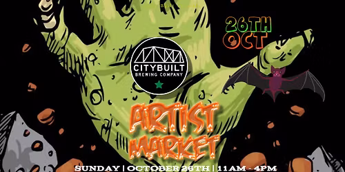 Spooky Artist Market Brunch at City Built