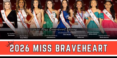 2026 Miss Braveheart Pageant 