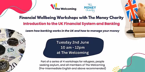Financial Wellbeing Workshop with The Money Charity - Intro to UK Banking