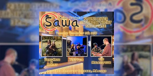 Sound Bites Tuesday Night Showcase December 9th - Very-Kate & Ashley, Tiny Pets, and The Maladaptive