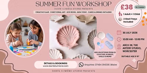 Mother & Daughter Summer Fun Workshop