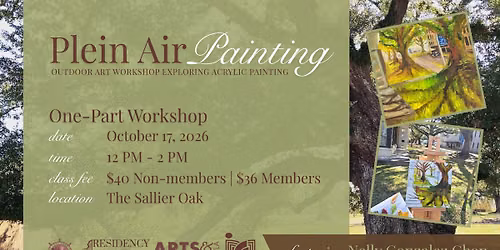 Plein Air Painting Workship with Nelly Gonzalez Chan