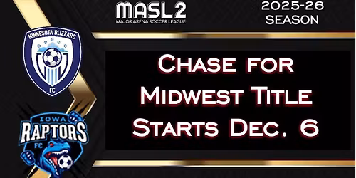 Minnesota Blizzard at Iowa Raptors FC