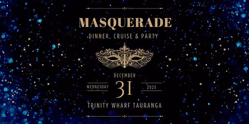 New Year\u2019s Eve Dinner, Harbour Cruise & Masquerade Party at Trinity Wharf