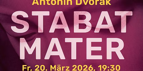 STABAT MATER, Anton\u00edn Dvo\u0159\u00e1k