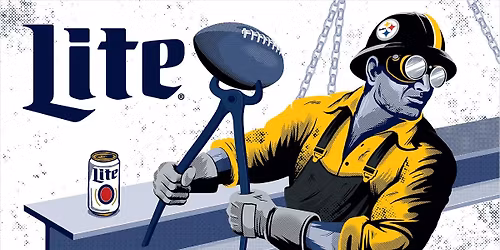 Miller Lite Steelers Game Party