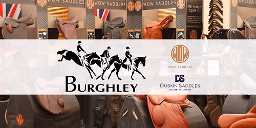 WOW Saddles and Duskin Saddles at Burghley Horse Trials 2026