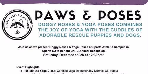 Paws and Poses Puppy Yoga 