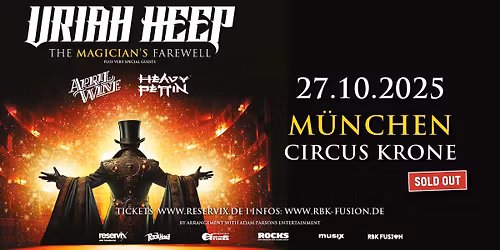 Uriah Heep - The Magician's Farewell 2025 Tour | M\u00fcnchen