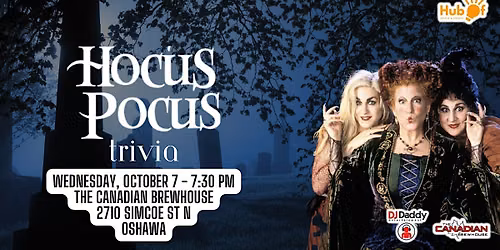 HOCUS POCUS Trivia Night  - Canadian Brewhouse (Oshawa)
