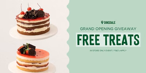 Grand Opening: Giveaway of FREE Treats!