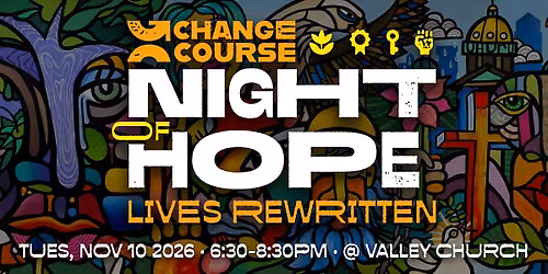 Change Course Night of Hope: Lives Rewritten