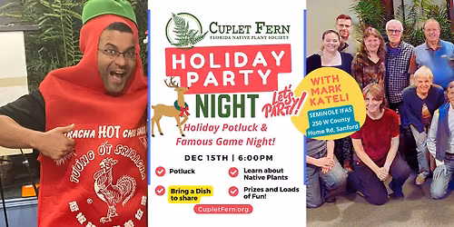 Cuplet Fern Social: Holiday Social & Famous Game Night!