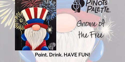 Gnome of the Free Afternoon Paint and Sip