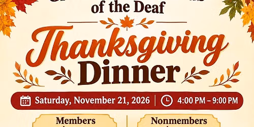GHCD Thanksgiving Dinner 