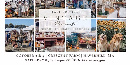 VINTAGE BAZAAR - FALL FESTIVAL - CRESCENT FARM