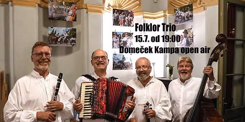 Folklor Trio - Open Air v parku Kampa