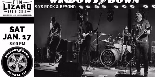 Windows Down at Tin Lizard Bar & Grill at Par-A-Dice Casino, East Peoria, ILL