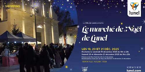 March\u00e9 de No\u00ebl \u2022 Lunel