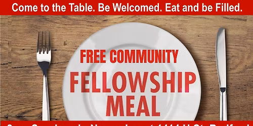 Free Community Fellowship Meal