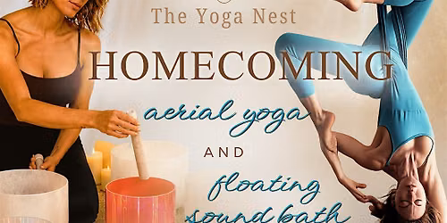 HOMECOMING: Aerial Yoga with Floating Hammock Soundbath
