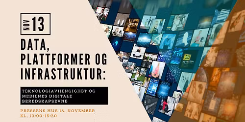Data, plattformer og infrastruktur: Teknologiavhengighet og medienes digitale beredskapsevne