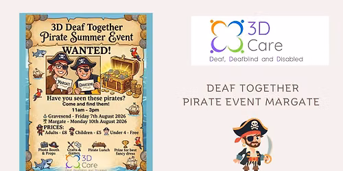 Deaf Together Pirate Event Margate 
