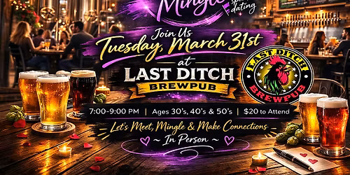 Single & here to Mingle & Speed Dating Event