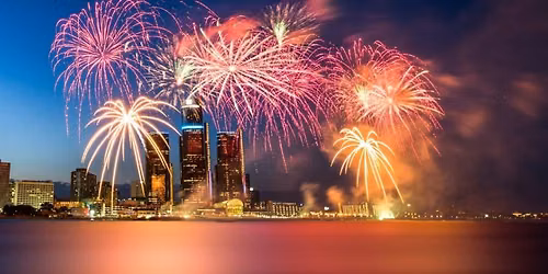 Detroit Fireworks aboard the Detroit Princess