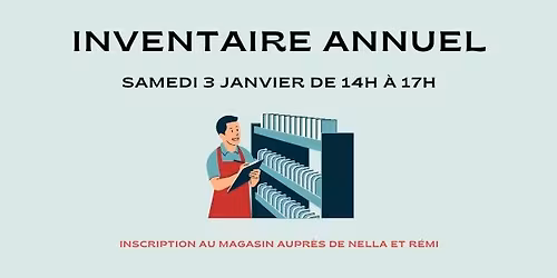 INVENTAIRE ANNUEL
