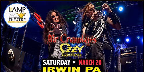 The Lamp Theatre presents Mr Crowley's Ozzy Experience LIVE!