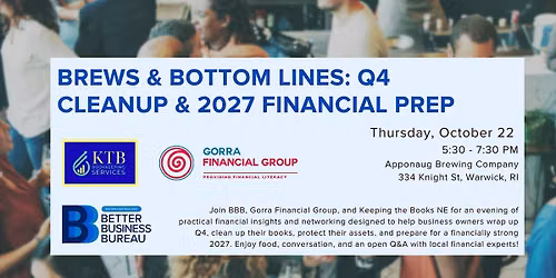 Brews & Bottom Lines: Q4 Cleanup & 2027 Financial Prep