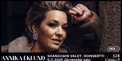 ANNIKA EKLUND - SHANGHAIN VALOT -KONSERTTI