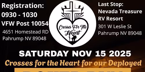 Crosses For The Heart Poker Run